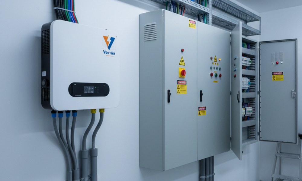 VoltAh (E) Series – 3rd Gen Three Phase GTI Solar Inverter